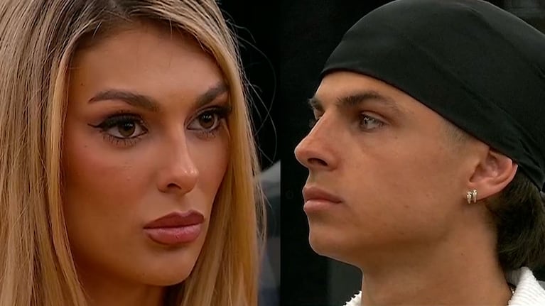 Qué hizo Nenu López cuando se reencontró con Franco Zunino (capturas de Telefe)