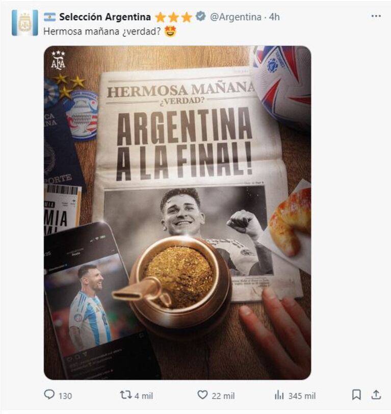 Qué le dijo la Selección Argentina a Drake, el rapero que apostó 300 mil dólares contra nuestro país 
