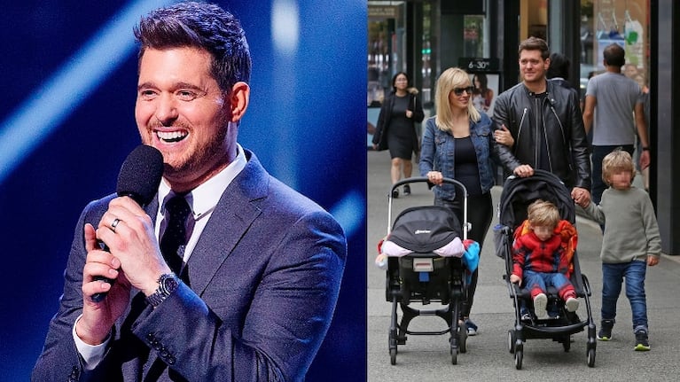 ¿Qué le exigían los hijos a Bublé después de cada show?