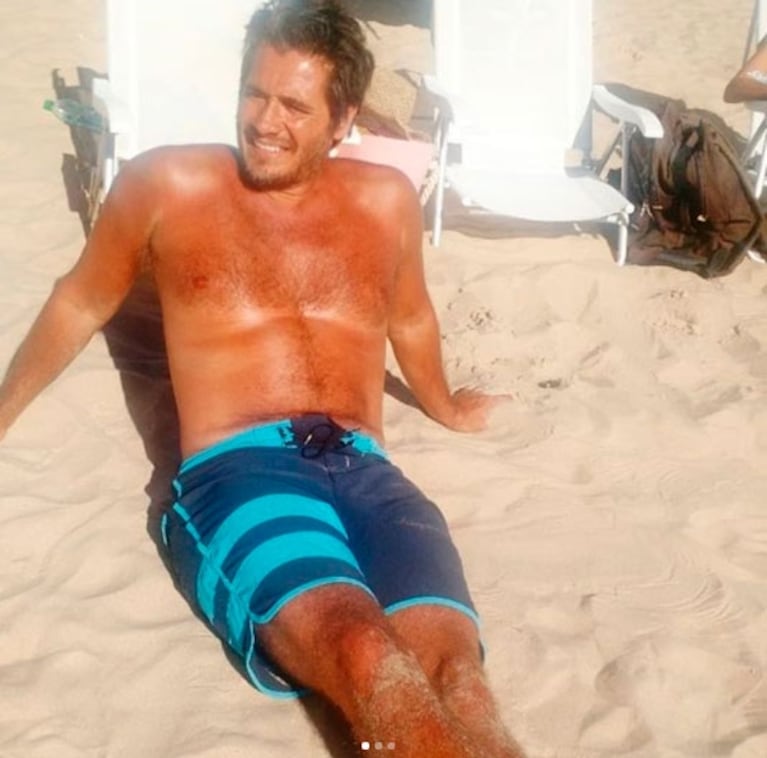 ¡Qué lomazos! Las vacaciones familiares de Guillermo Andino en Uruguay: "Un hermoso combo de amor" 