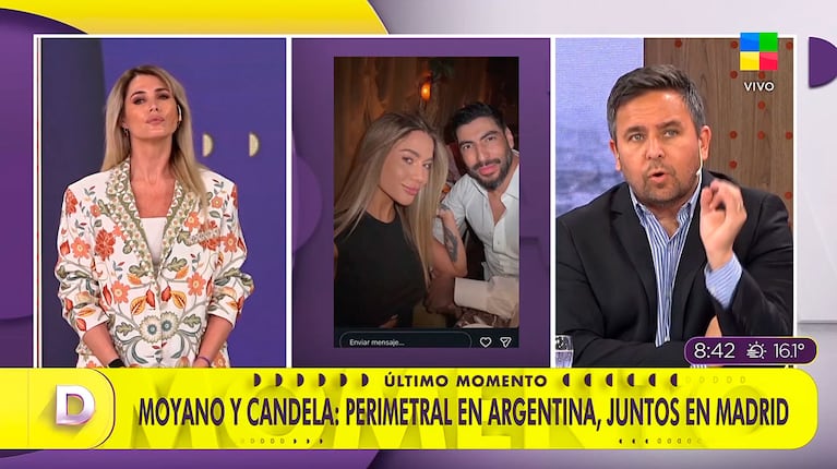Qué medida tomó la Justicia tras el encuentro de Candela Arizaga con Facundo Moyano en España