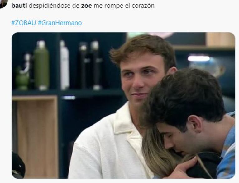 Qué participante de Gran Hermano 2023 quedó completamente desconsolado por la eliminación de Zoe Bogach