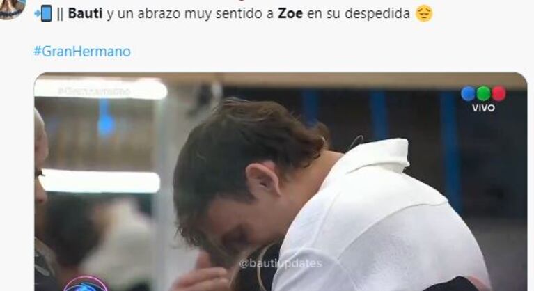 Qué participante de Gran Hermano 2023 quedó completamente desconsolado por la eliminación de Zoe Bogach