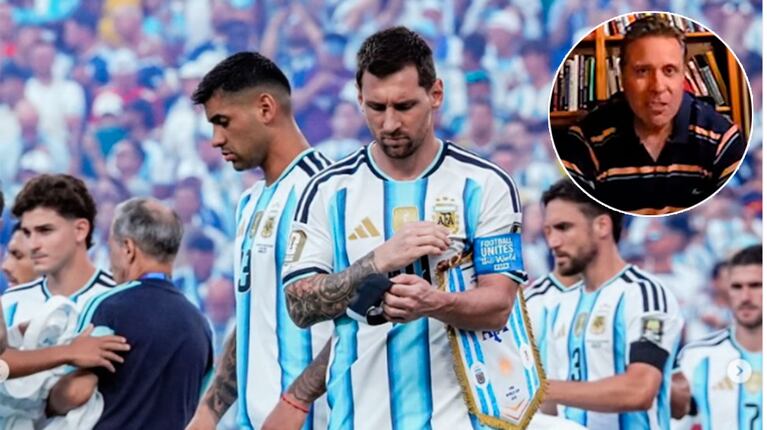 qué pasará con Argentina vs. Inglaterra (Foto de Instagram @leomessi e Infama)