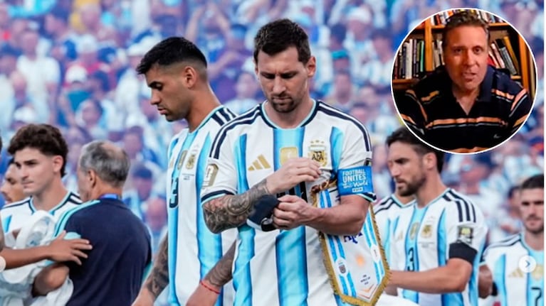 qué pasará con Argentina vs. Inglaterra (Foto de Instagram @leomessi e Infama)