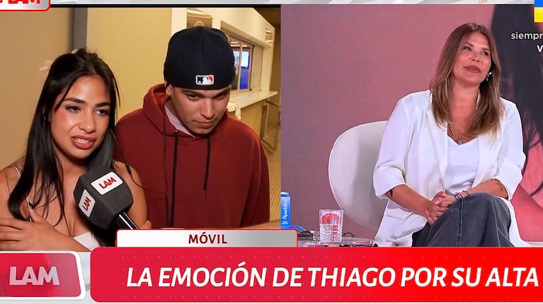 Qué promesas hizo Daniela Celis tras el grave accidente de Thiago Medina en moto (Foto: LAM)