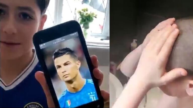 Quería el corte de Cristiano Ronaldo, pero termino llorando.