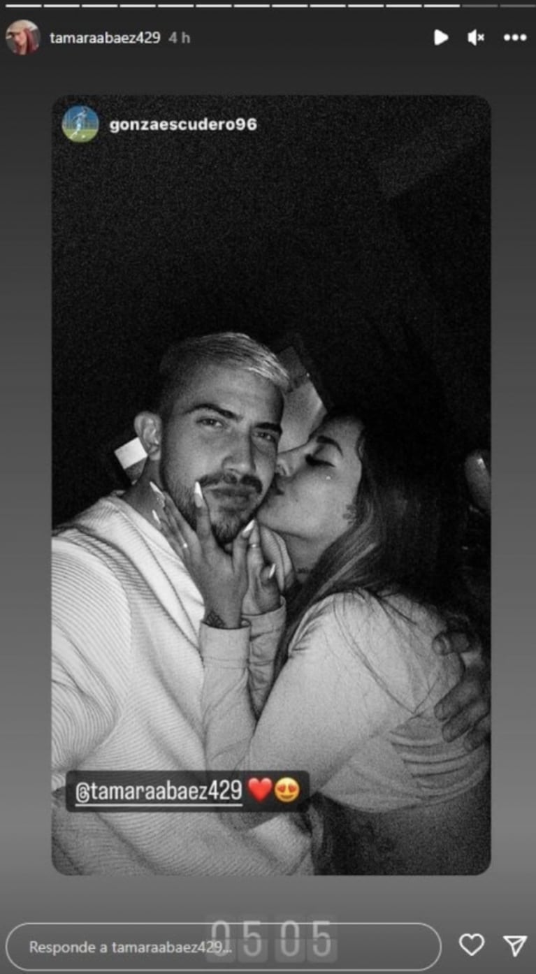 Quién es Gonzalo Escudero, el nuevo novio de Tamara Báez: tiene 26 años y juega al fútbol en Italia