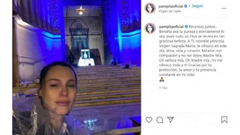 Quién es Luciana Pizzolorusso, la mejor amiga de Pampita que la acompañó en su peregrinación a Luján: es abogada y madrina de la pequeña Ana