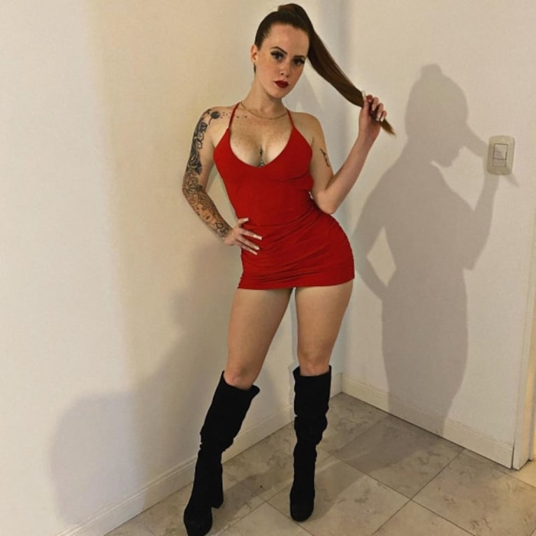 Quién es Micaela Pride, la mujer con la que L-Gante desayunó tostados en la cama