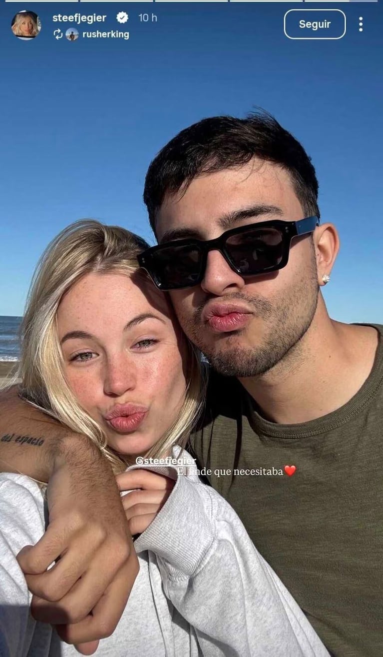 Quién es Stef Jegier, la azafata de Guido Kaczka que conquistó a Rusherking