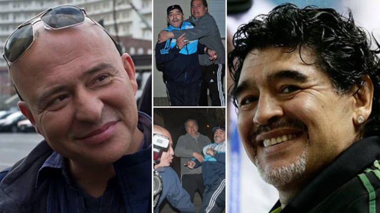 Quique García Medina reveló detalles de la charla que tuvo con Maradona (Fotos: Facebook, revista Gente y Caras, y Web).