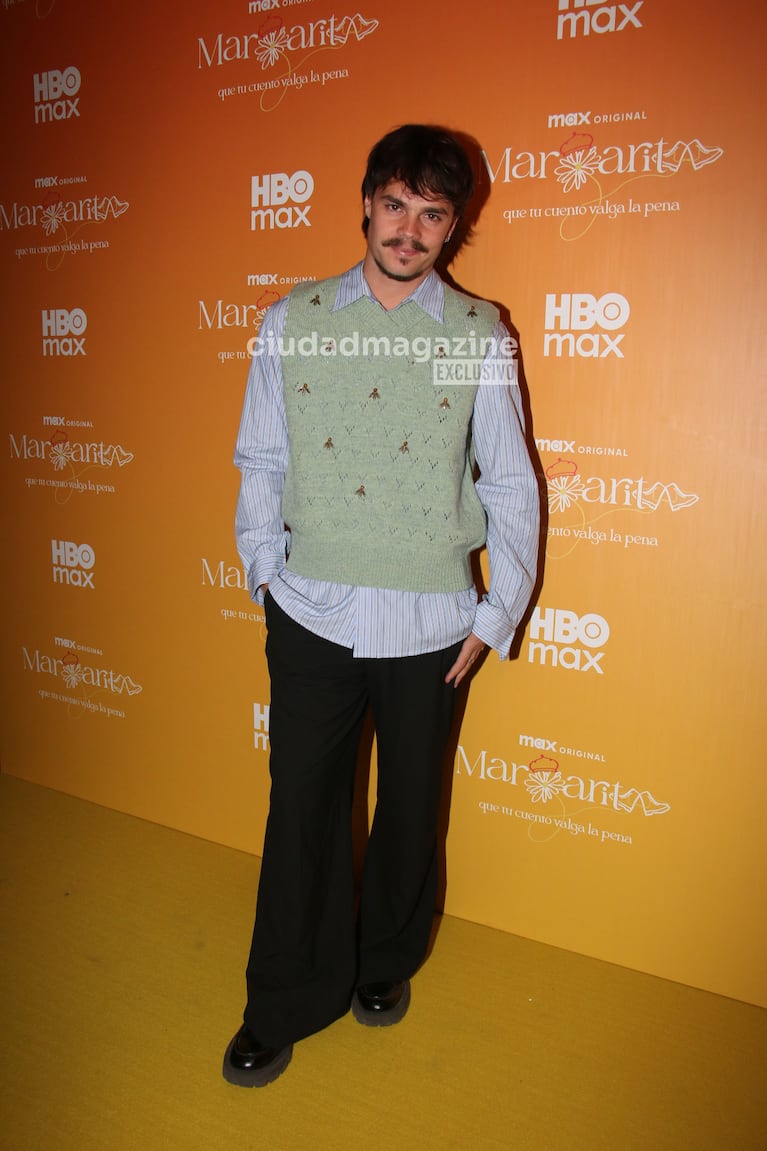 Ramiro Spangenberg en el estreno de Margarita (Foto: Movilpress).