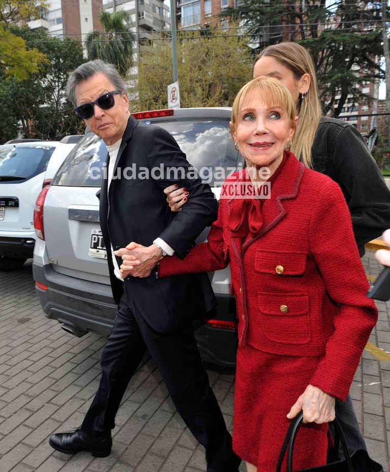 Ramón Palito Ortega y Evangelina Salazar. (Foto: Movilpress)