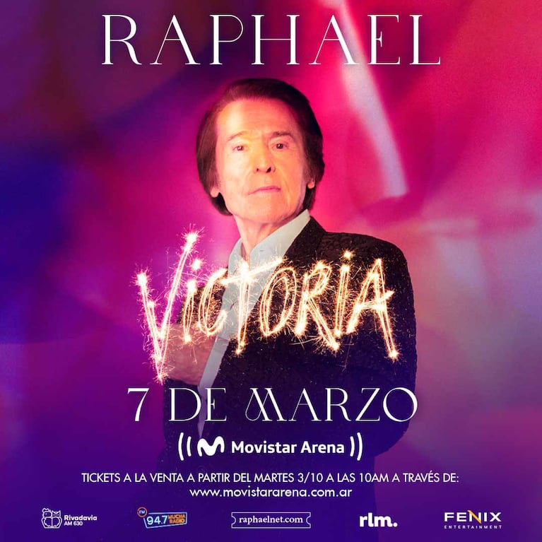 Raphael en Argentina 2024: fecha, lugar y cómo comprar las entradas 
