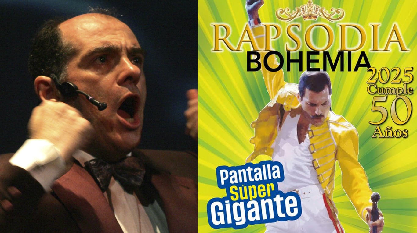 Rapsodia Bohemia cumple 50 años y Marcelo Arce lo celebra con un espectáculo único en el Teatro Astral