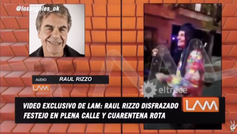 Raul Rizzo dio explicaciones, tras el video que lo muestra en una fiesta callejera: "¿Qué están buscando?"