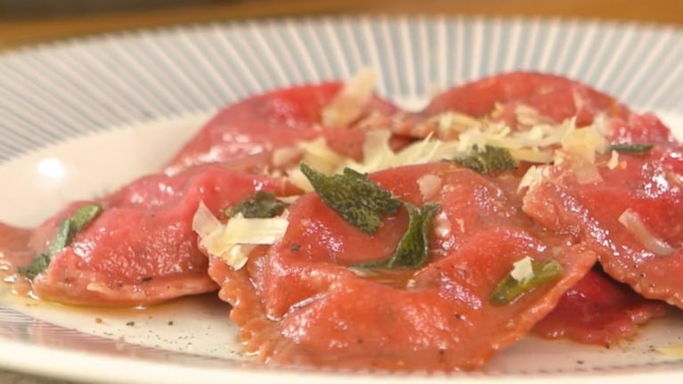 Ravioles de remolacha: una receta especial para los fanáticos de la pasta