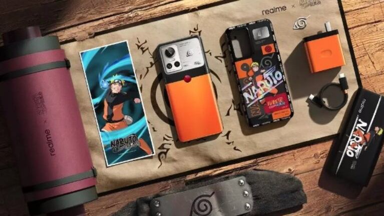 Realme presenta el smartphone GT Neo 3 Naruto Edition, con interfaz y carcasa temática