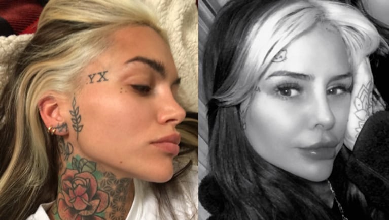 Rebecca Fox, una influencer inglesa, aseguró que Cande Tinelli le copió su estilismo y sus tatuajes.