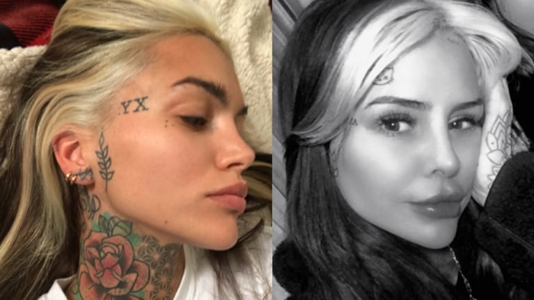 Rebecca Fox, una influencer inglesa, aseguró que Cande Tinelli le copió su estilismo y sus tatuajes.