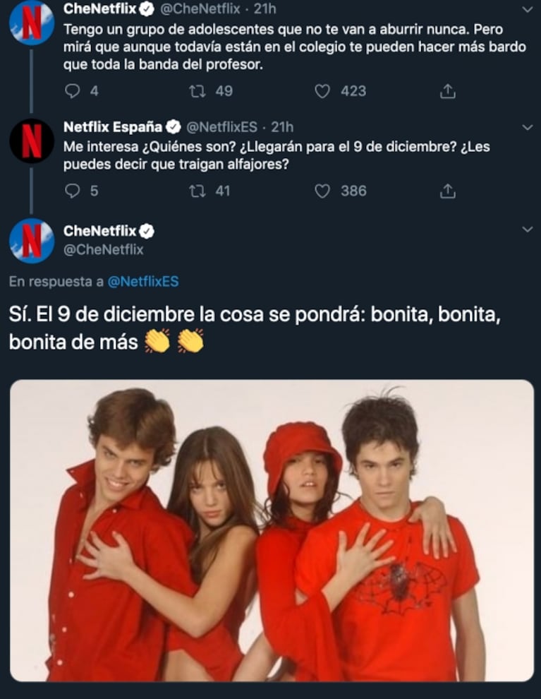 Rebelde Way estará disponible en Netflix: "La cosa se pondrá bonita, ¡bonita de más!"
