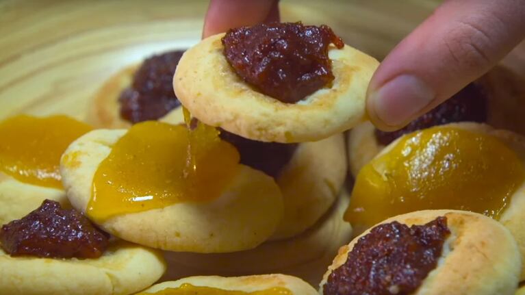 Receta fácil de pepas de membrillo y batata, paso a paso