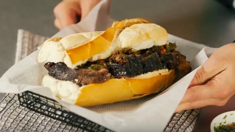 Receta fácil de sándwich de asado al horno