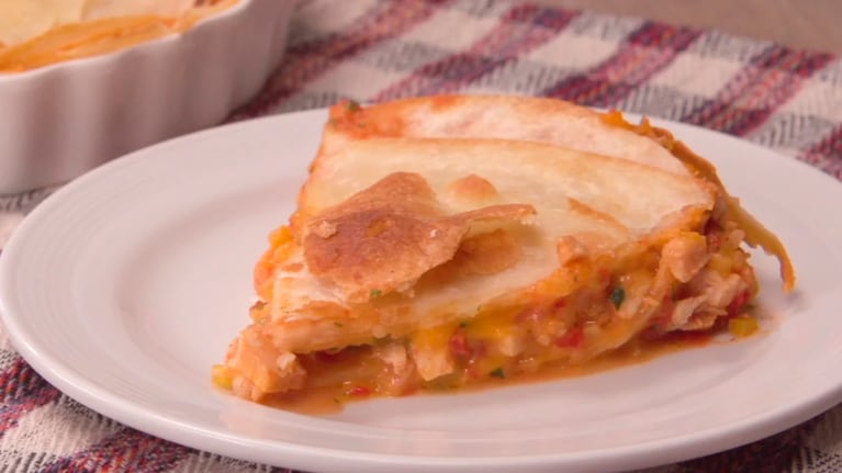 Receta fácil de torre de tortillas: el paso a paso