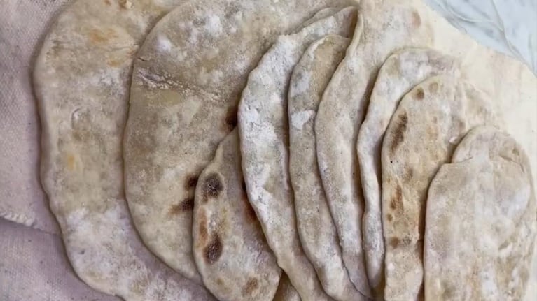 Receta fácil de tortillas de harina de trigo