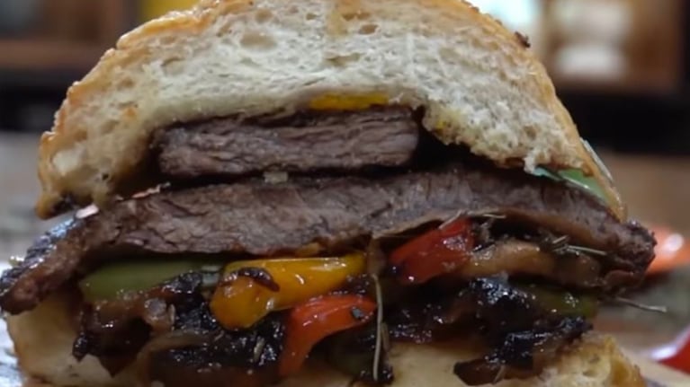 Receta fácil: sándwich de entraña a la cacerola