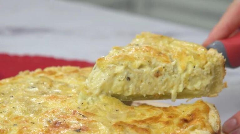 Receta para un tartín de cebolla y queso: el paso a paso