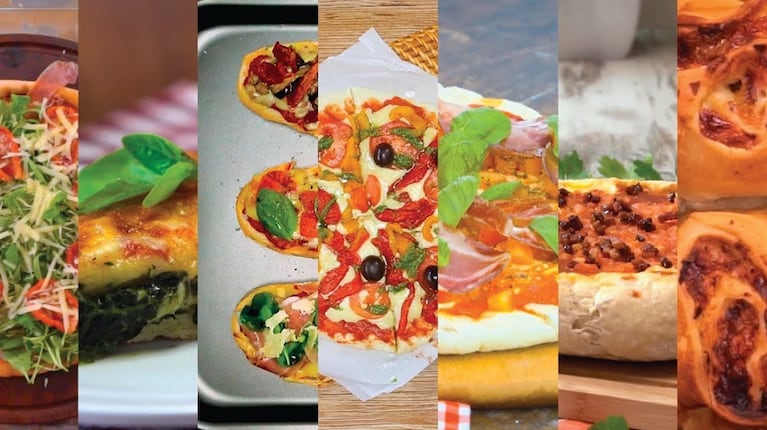 Recetas fáciles para 8 pizzas diferentes 