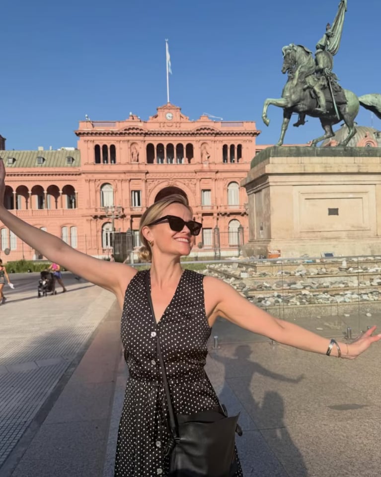 Reese Witherspoon celebró sus 50 años en Buenos Aires: las impactantes fotos en icónicos puntos turísticos | Créditos: Instagram @reesewitherspoon