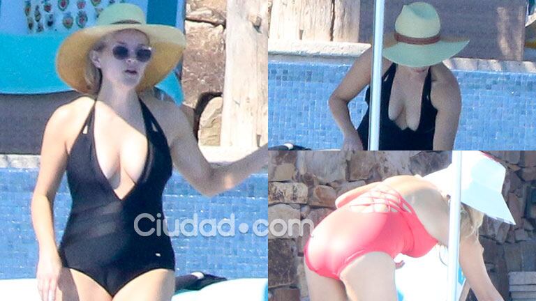 Reese Witherspoon disfruta sus vacaciones en México (Fotos: GrosbyGroup). 