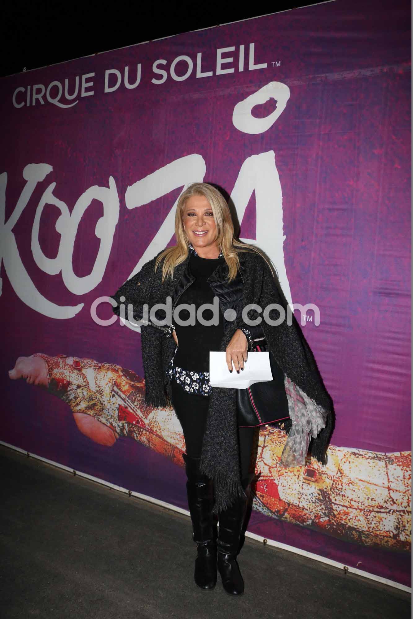 Reina Reech fue a ver el Cirque Du Soleil. (Foto: Movilpress-Ciudad.com)