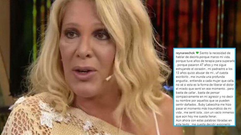 Reina Reech reveló que su padrastro quiso abusar de ella a los 13 años: Me sigue estrujando el corazón