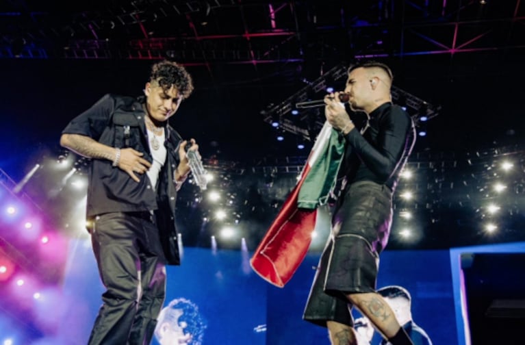 Rels B la rompió en México ante 65 mil personas: Nicki Nicole subió a escena para cantar juntos su nuevo hit