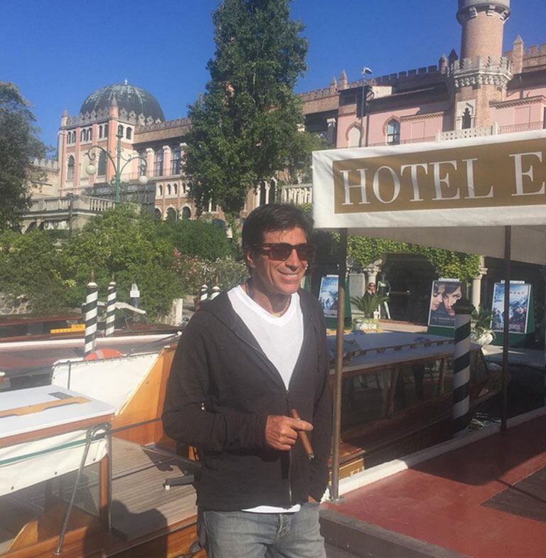 Repetto, relajado y disfrutando en Venecia  (Fotos: Instagram).