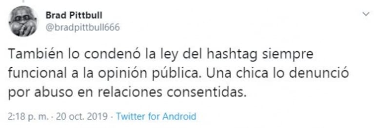 Repudiables tweets de Andrés Calamaro en defensa de Lucas Carrasco: "No era violador; lo condenó el odio al hombre"