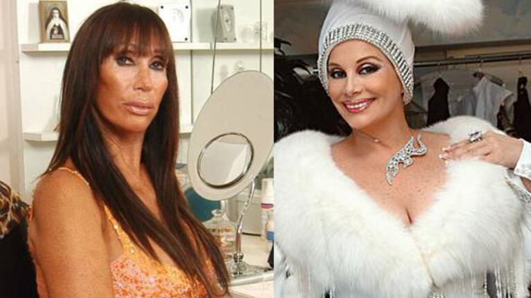 Reunión de divas entre Moria Casán y Carmen Barbieri