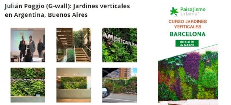 Revelan que el padre de Julieta Poggio hizo los jardines verticales de una casa de Gran Hermano