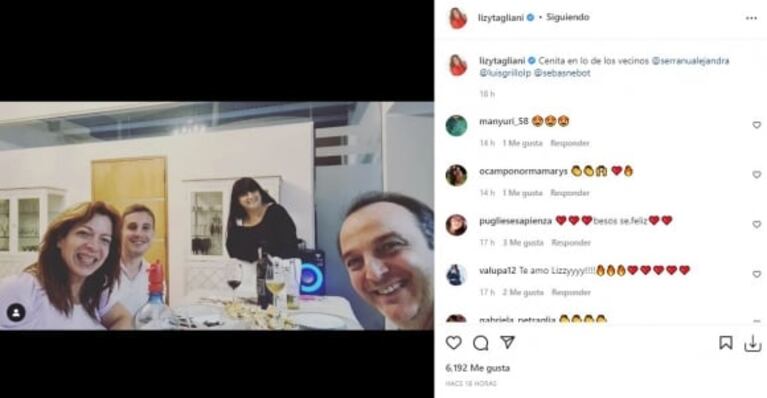 Revelan quién sería el nuevo novio de Lizy Tagliani: "Ya hubo encuentro en persona"
