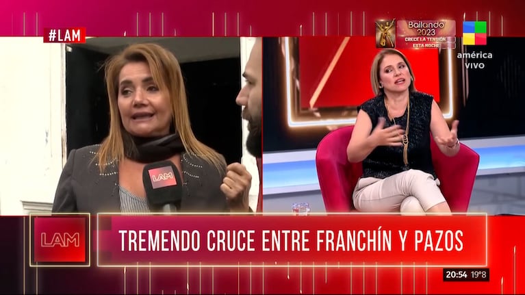 Revelaron el motivo que desató la furia de Nancy Pazos con Analía Franchín en A la Barbarossa