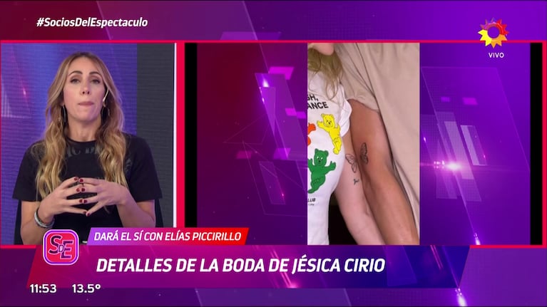 Revelaron los detalles del casamiento íntimo de Jesica Cirio y Elías Piccirillo