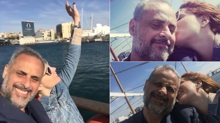 Rial le dedicó un video a Agustina Kämpfer en el final de sus vacaciones (Foto: Instagram)