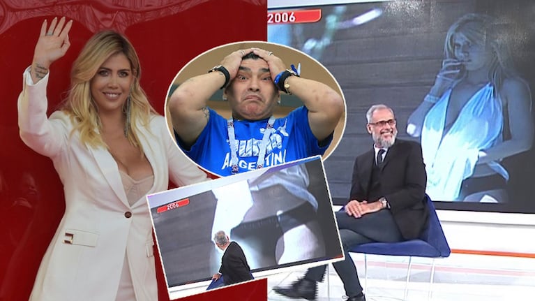 Rial reveló de quien era la prenda íntima que Wanda Nara usó simulando que era de Maradona: Sacrificó su calzoncillo