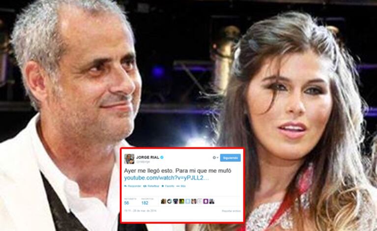Rial y una mueca de humor en medio del mal momento con Loly. (Foto: archivo Web)