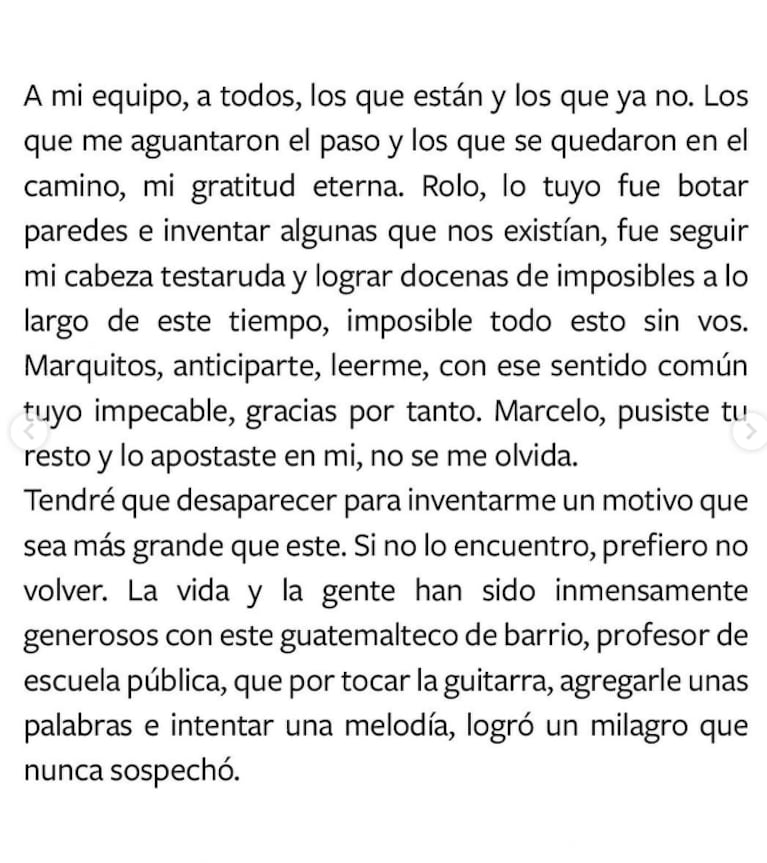 Ricardo Arjona anunció que se retira de la música por problemas de salud: “Un achaque que será historia”