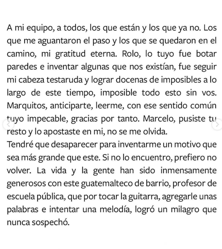 Ricardo Arjona anunció que se retira de la música por problemas de salud: “Un achaque que será historia”